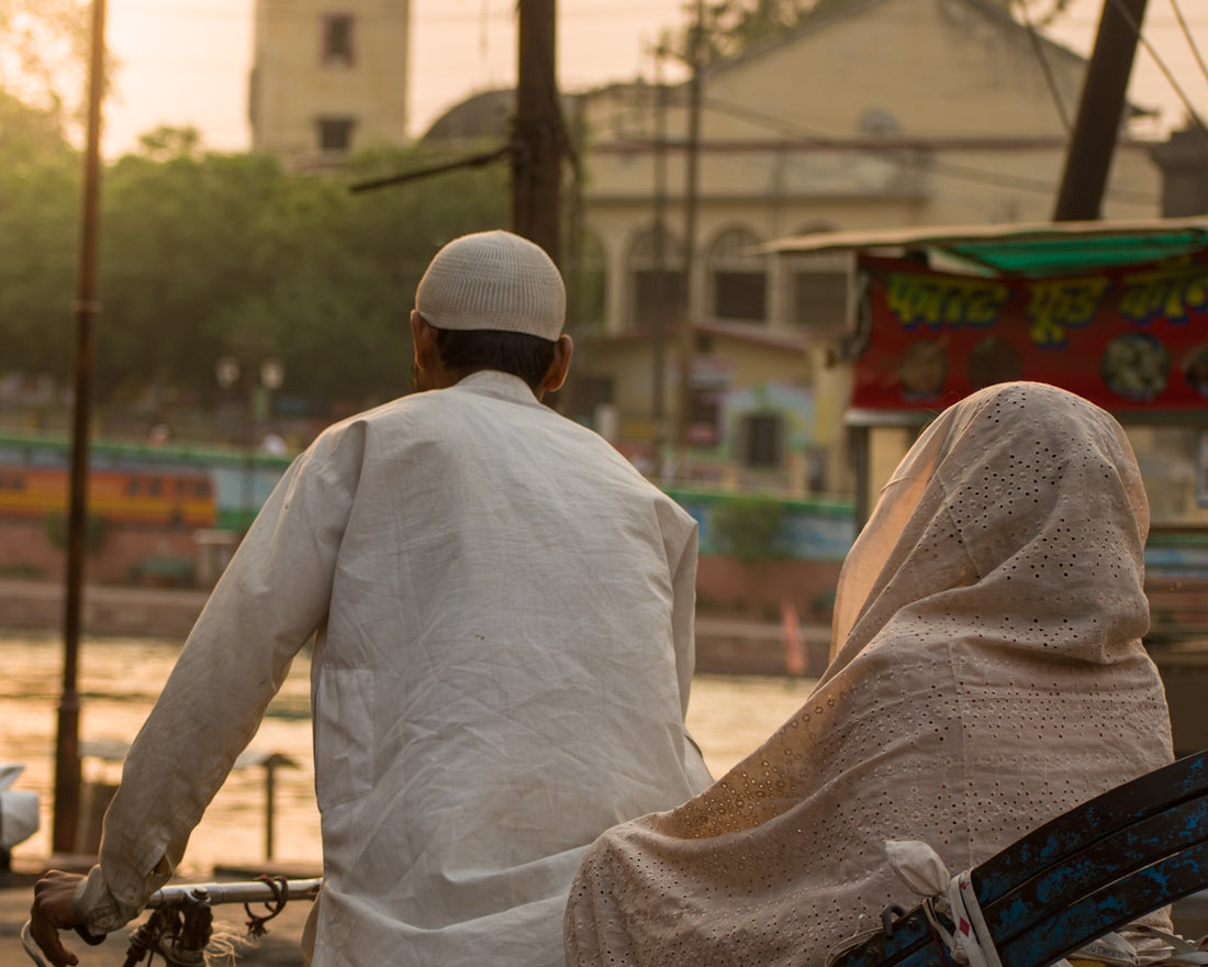a man riding a bicycle