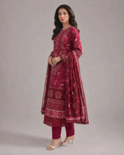 Haya - Lawn Ready to Wear 3-Piece Suit - Queen Libas Pakistan