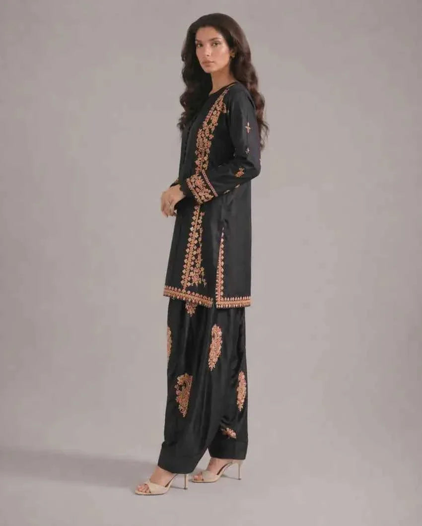 Rozana-Premium Viscous Readymade 3-Piece Suit - Queen Libas Pakistan