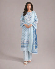 Zarmin- Lawn Ready to Wear 3-Piece Suit - Queen Libas Pakistan