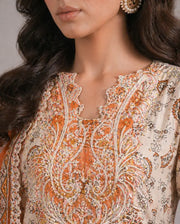 Sahar- Lawn Ready to Wear 3-Piece Suit - Queen Libas Pakistan