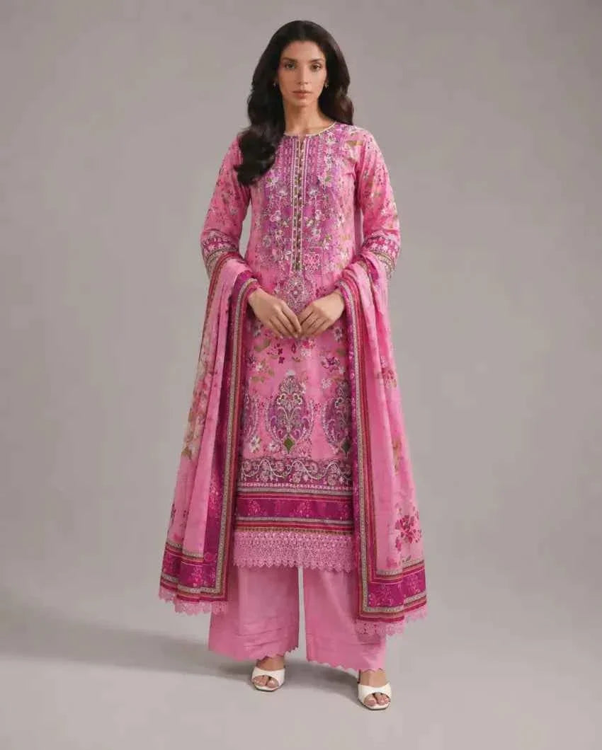 Zoya- Lawn Ready to Wear 3-Piece Suit - Queen Libas Pakistan
