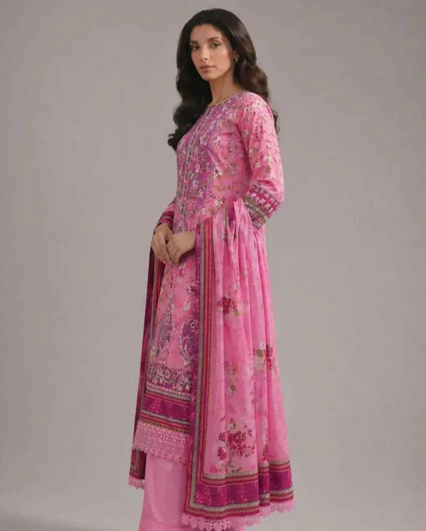 Zoya- Lawn Ready to Wear 3-Piece Suit - Queen Libas Pakistan