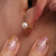 Fresh Water Pearl Huggie Earring