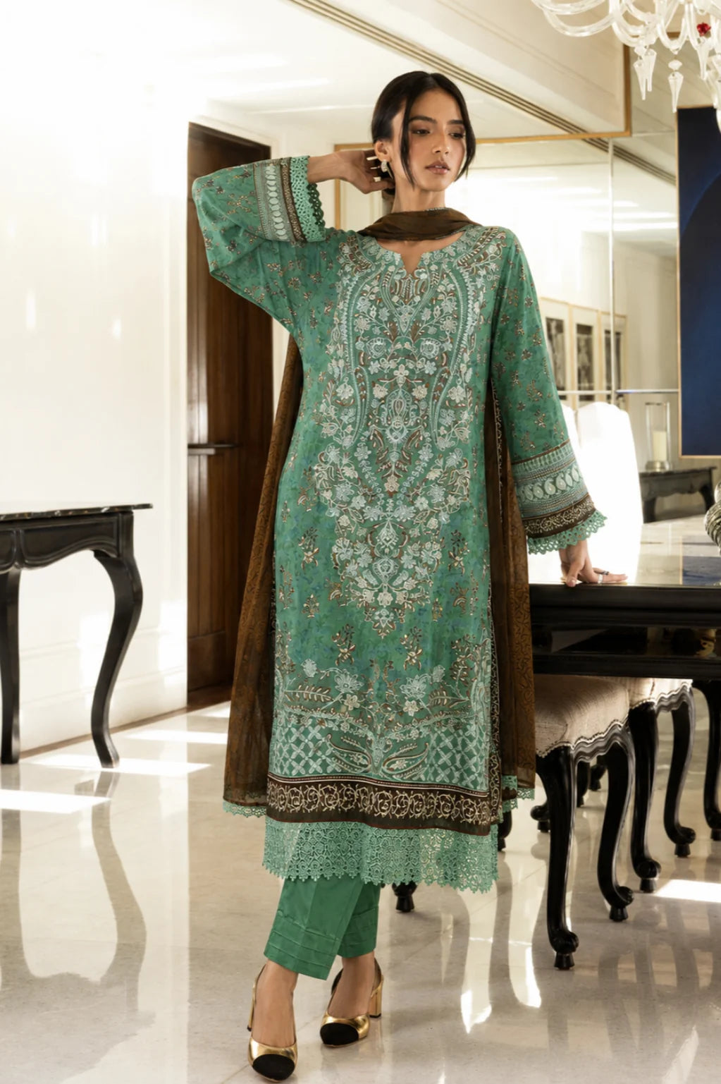 Zamurd Elegance (3-Piece) Ready to Wear Elegance