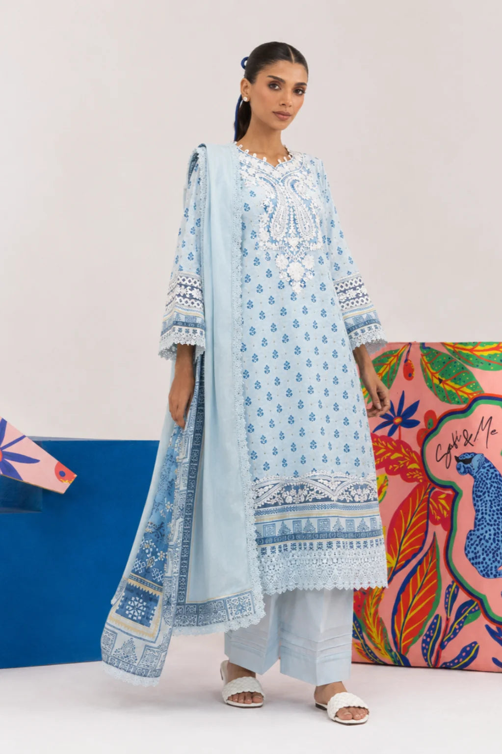 Celeste Blue (3-Piece) Ready to Wear Luxury