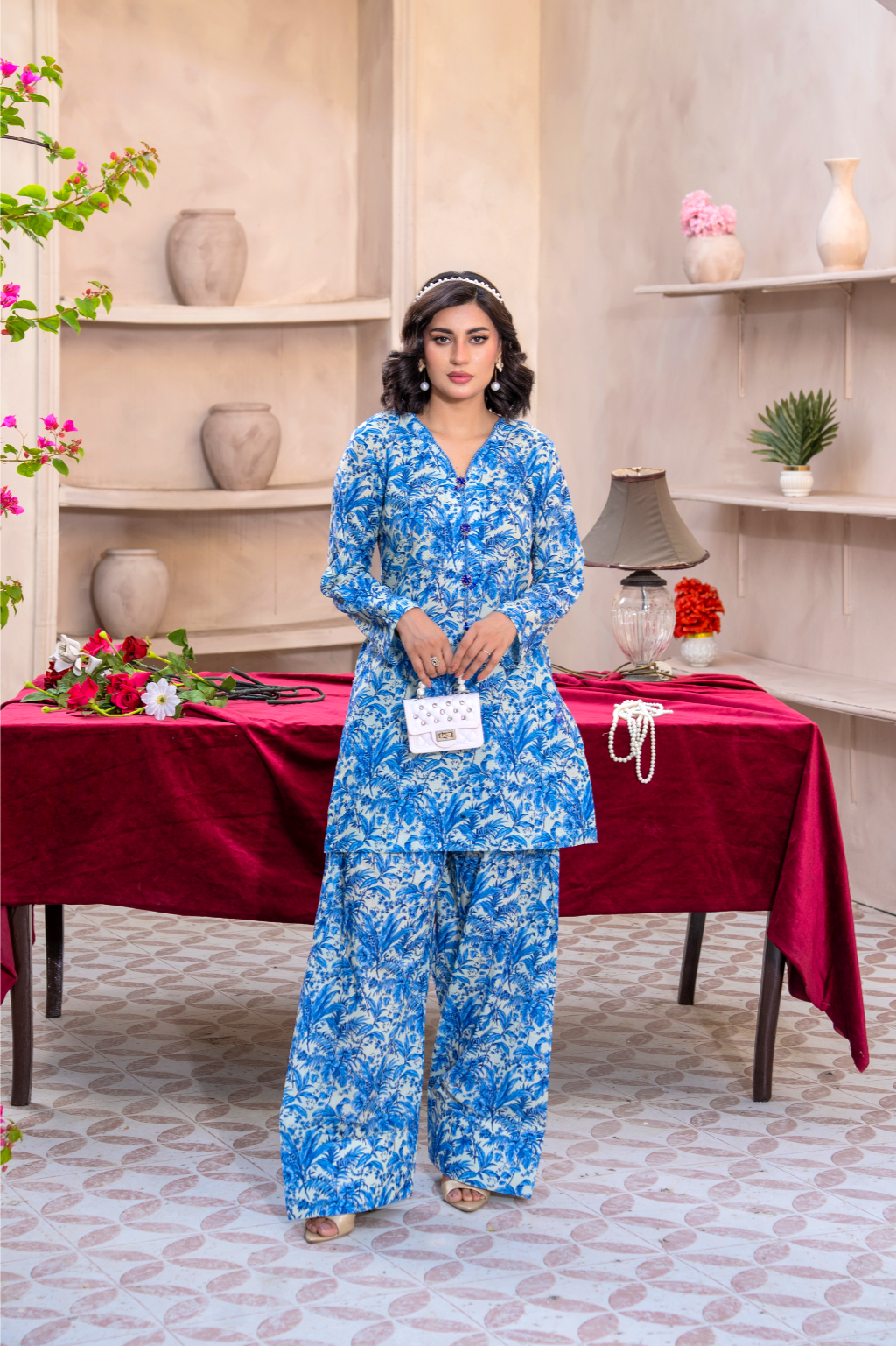 Asman-Lawn Tailored 2-Piece