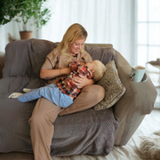Mocha Cotton Breastfeeding Pyjamas | Nursing Loungewear Set | MilkyMoon