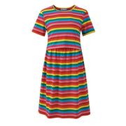 Rainbow Breastfeeding Skater Dress | Colourful Nursing Dress | MilkyMoon