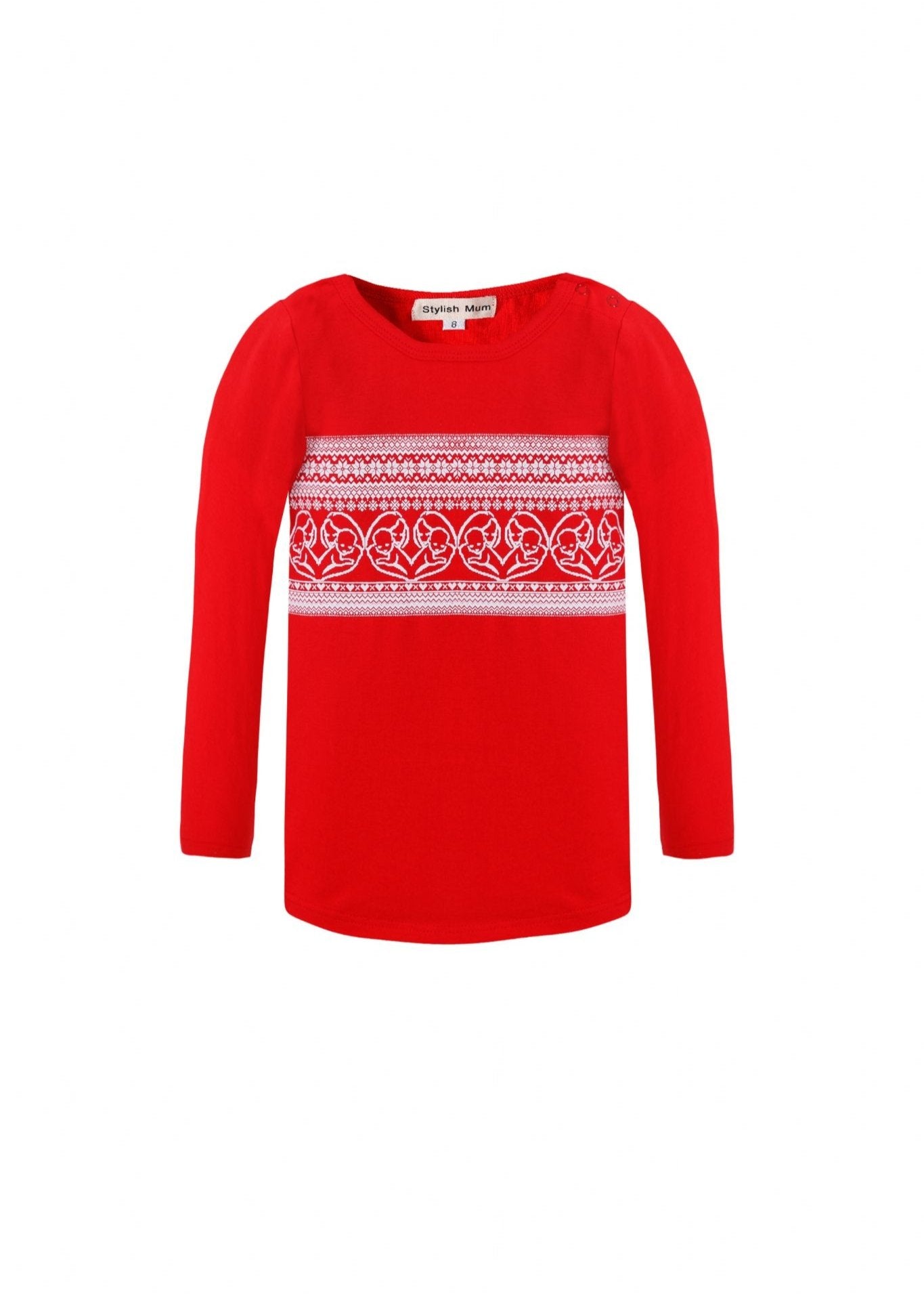 Red Heart Child Top