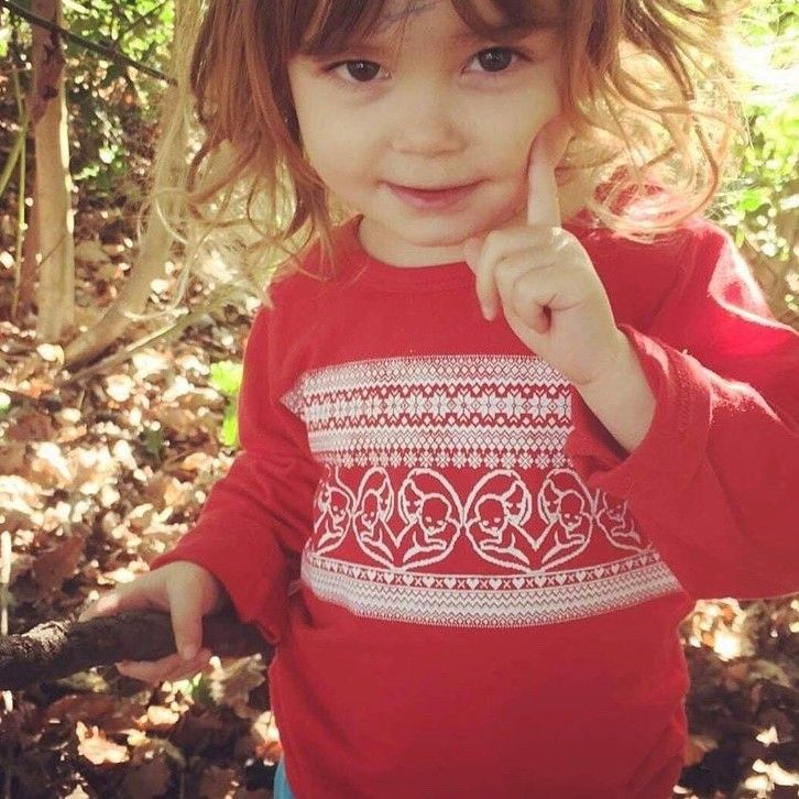 Red Heart Child Top